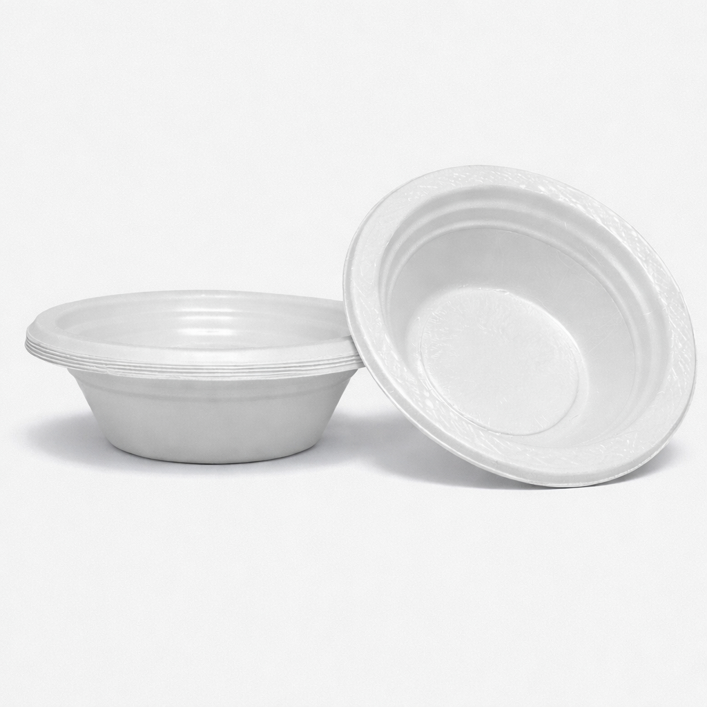 Cumbuca Descartável Branca Plástica Festas Doces Salgados 10 30 50 100 Unidades