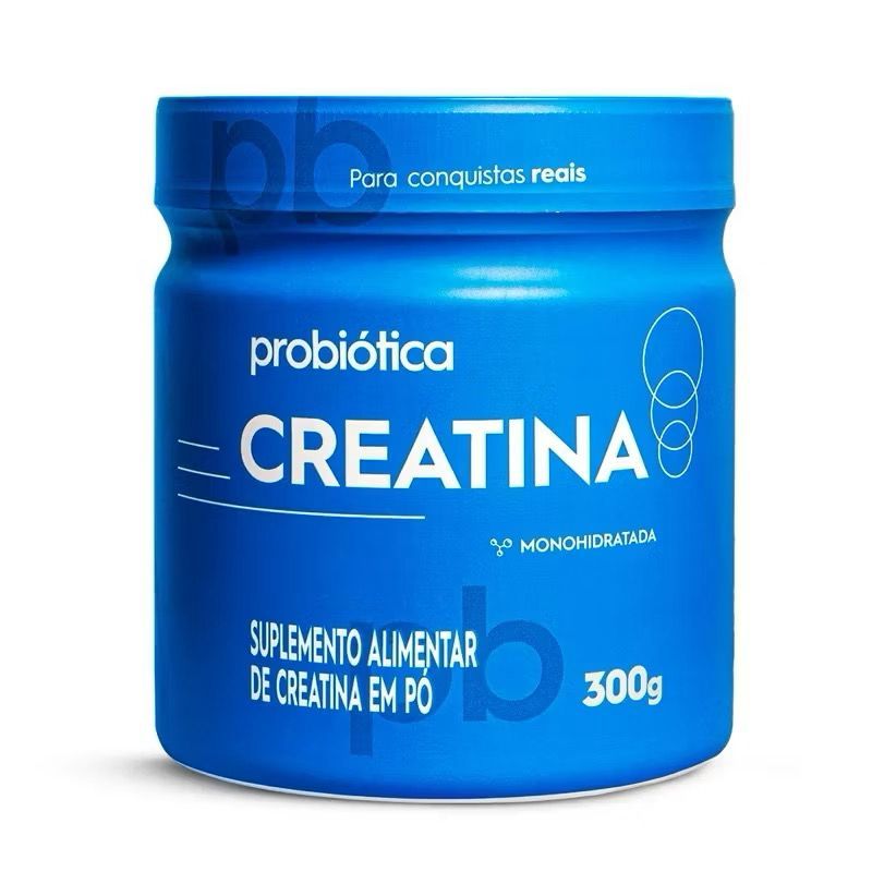 Creatina monohidratada Probiótica pote 300g pura em Oferta na Shopee