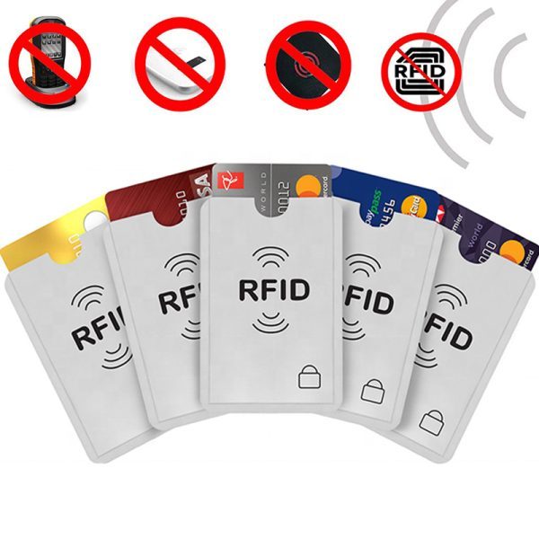 Porta Cartão Bloqueador RFID Anti Clonagem Carteira Slim Proteção Capinha Cartão Crédito Débito Protetor