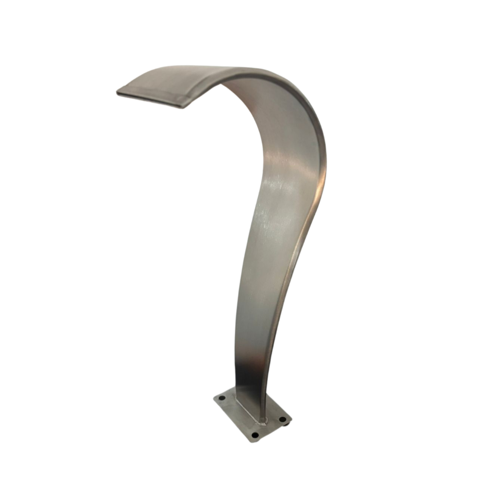 Cascata Para Piscina Naja High Tech FAN Em Inox - 50x16 cm