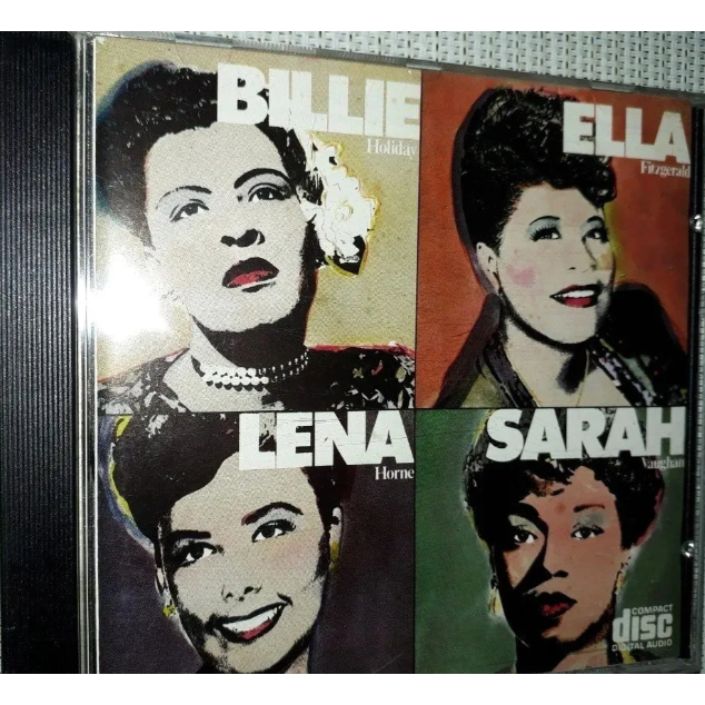 Cd Billie Ella Lena Sarah Billie Holiday Lena Horne Sarah Vaughan Ella Fitzgerald ÓTIMO ESTADO