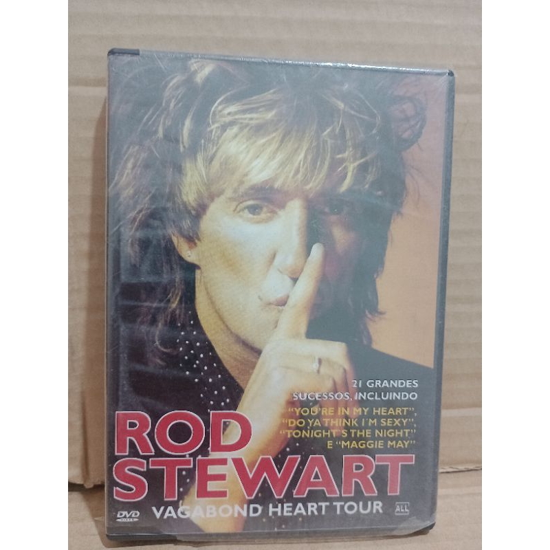 DVD ROD STEWART- VAGABOND HEART TOUR (ORIGINAL/LACRADO)