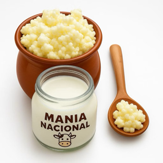 Uma porção de kefir ativo👵Iogurte Infinito da Vovó Premium.SUPERPROMOÇÃO em Oferta na Shopee