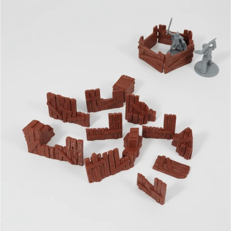 Barricada Barreira Cenario Rpg Zombicide Hero Quest Dungeon Dragons D&d em Oferta na Shopee