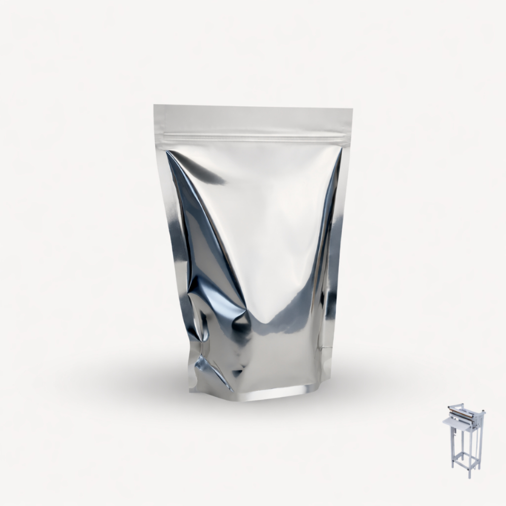 Sacos Saquinhos Metalizado Sem Zip 12x19+4 Lembrancinhas Stand Up Pouch Hérmetico Selagem a Calor Seladora em Oferta na Shopee