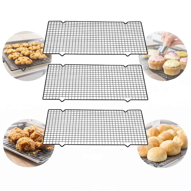 Kit 3 Grade P/ Resfriar Bolos Doces Antiaderente Confeitaria em Oferta na Shopee