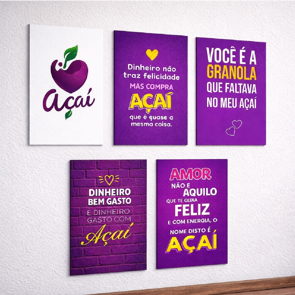 Decoração de Acaiteria Simples - Comprar com Melhor Preço em Decoração