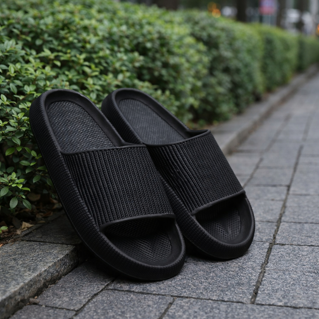 Chinelo Tipo Nuvem Slide Ortopédico Feminino Masculino Macio Confortável Flexível