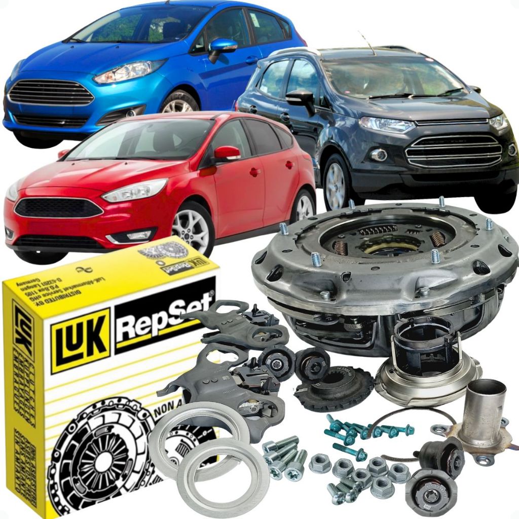 Conjunto Embreagem Fiesta Focus Ecosport Powershift 1.6 2.0 16v Completo Luk Original