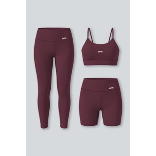 Kit Conjunto Feminino Fitness Top Alça + Legging + Short Básico Zero Transparência em Oferta na Shopee