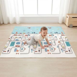 Tapete Infantil Emborrachado Tatame de Atividades Dobrável Térmico Impermeável Confortáve…
