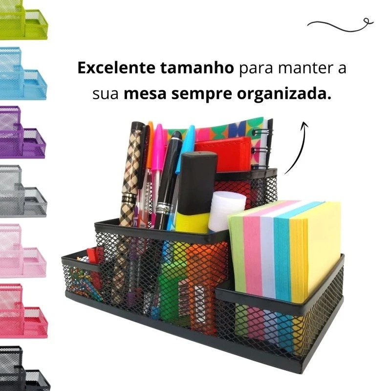 Organizador | Porta Caneta | Treco | Porta Lápis | Organizador de Mesa | Escritório Home Office