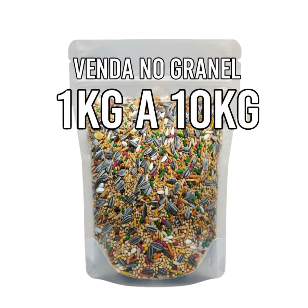 Mistura Para Calopsita Periquito Mix de Sementes e Vitaminas 5k