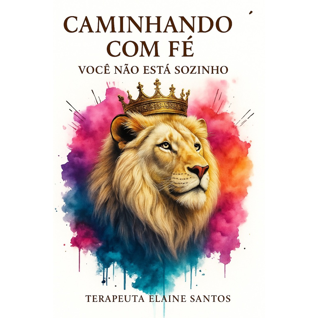 livro caminhando com fé você não está sozinho  terapeuta Elaine santos