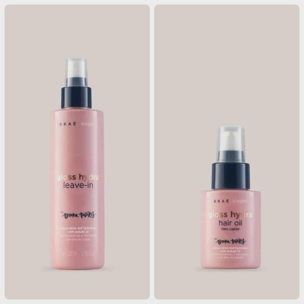 Kit Spray Leave-In Bruna Tavares Gloss Hydra + Óleo Capilar BT Hair Oil Bruna Tavares Gloss Hydra By Braé em Oferta na Shopee
