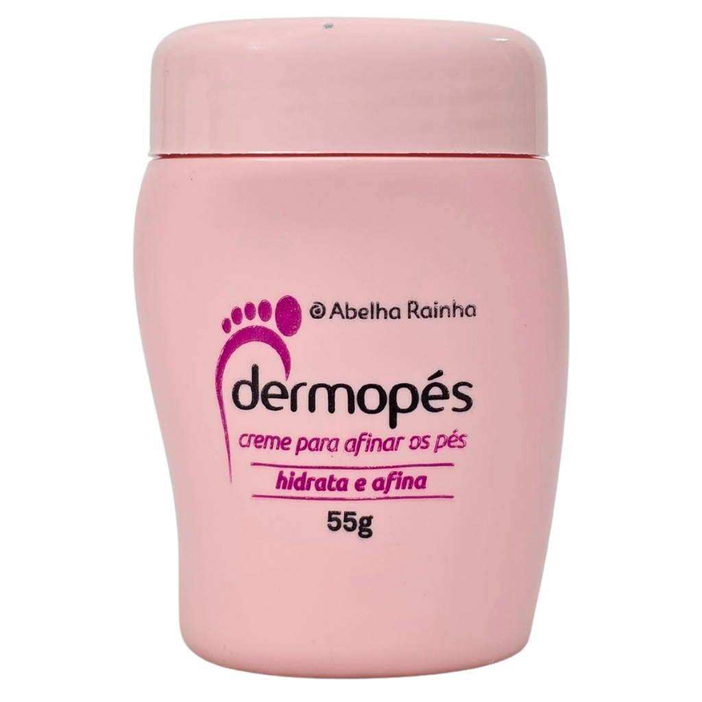 Creme Para Afinar Os Pés Hidrata e Afina Dermopés Abelha Rainha 55g