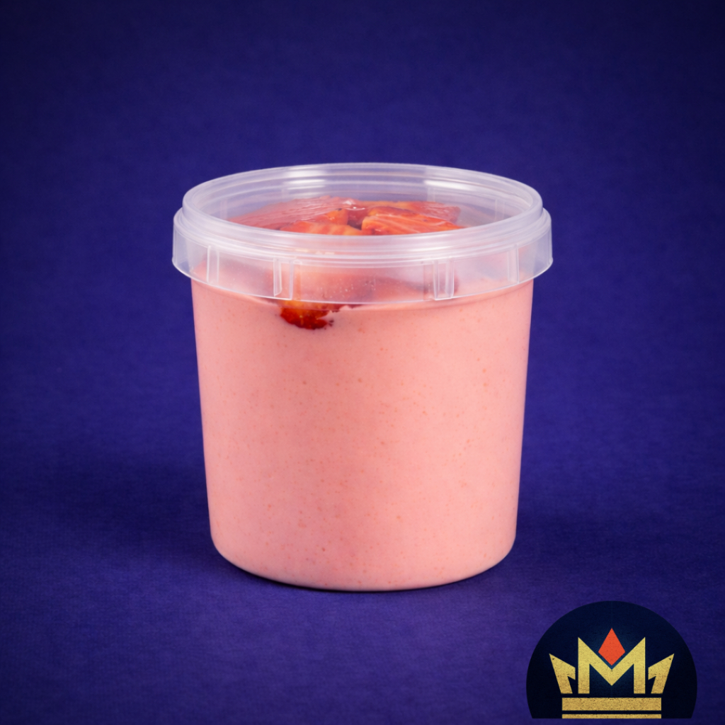 Pote Redondo 220ml com Tampa Lacre – Plastilânia | Bolo de Pote - 10/20/30 unidades