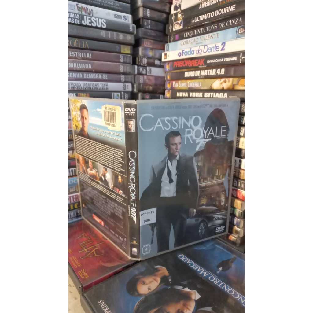 Dvd 007 Cassino Royale - Daniel Craig - Original Dublado - Ótimo estado