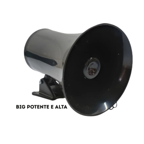 SIrene Eletronica Corneta Big 12v 1,2a GLK