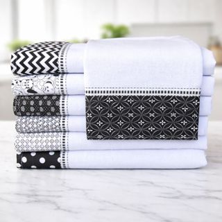 Pano de Prato Gourmet Minimalista Pé De Galinha 5 Unid em Oferta na Shopee