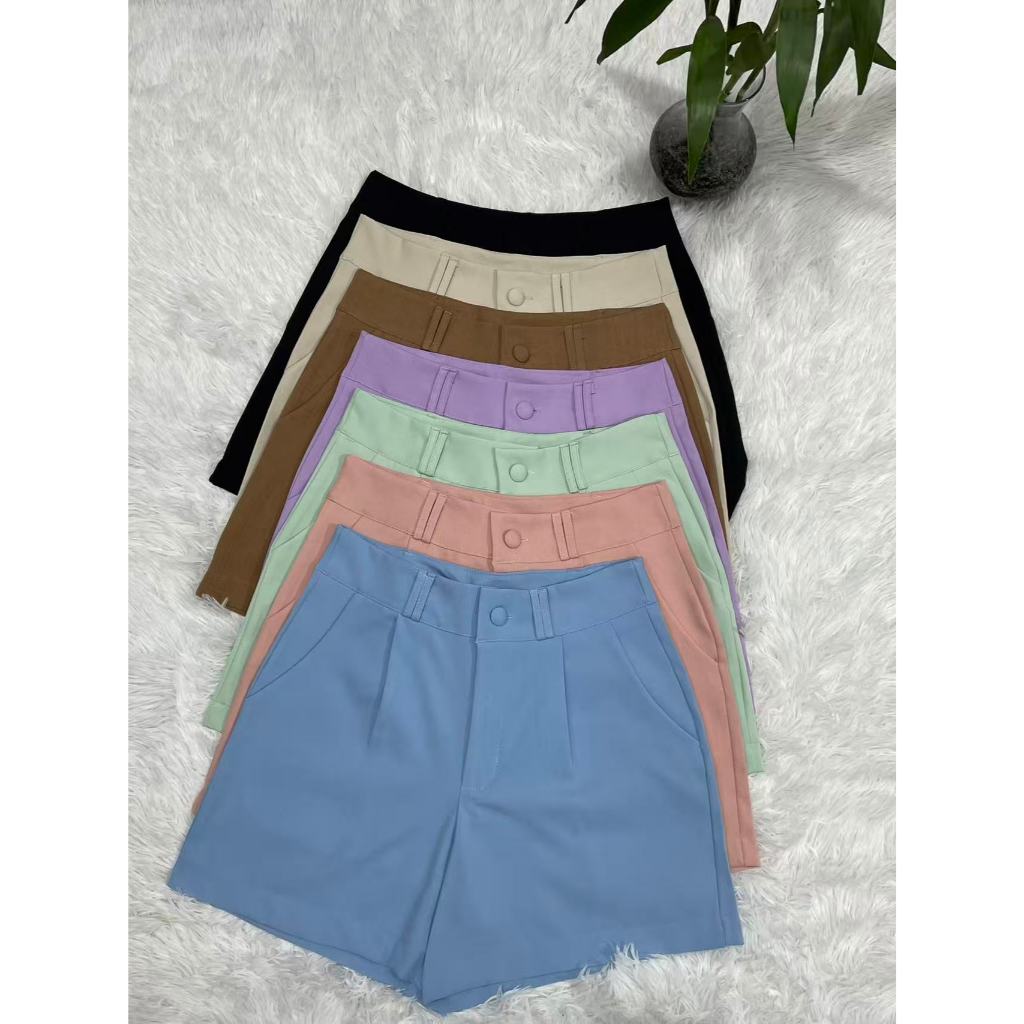 Shorts formais femininos marrante limaomoda em Oferta na Shopee