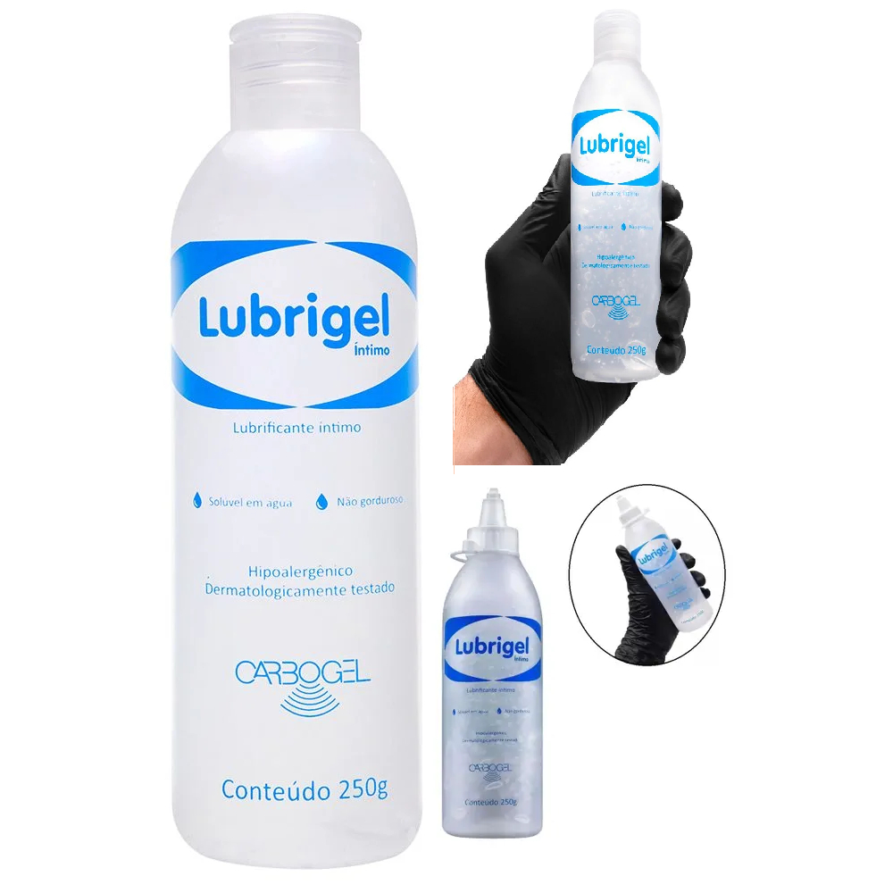 Gel Lubrificante Íntimo á Base de água Lubrigel 250g - Carbogel em Oferta na Shopee