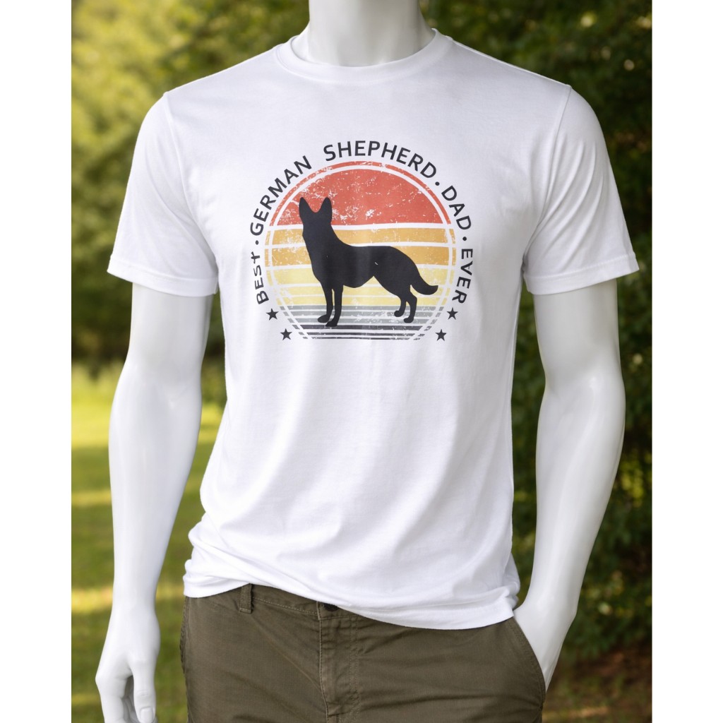 camisa 100% ALGODÃO FIO 30.1 pastor belga malinois pastor alemão tatica militar policia K9 canil dog