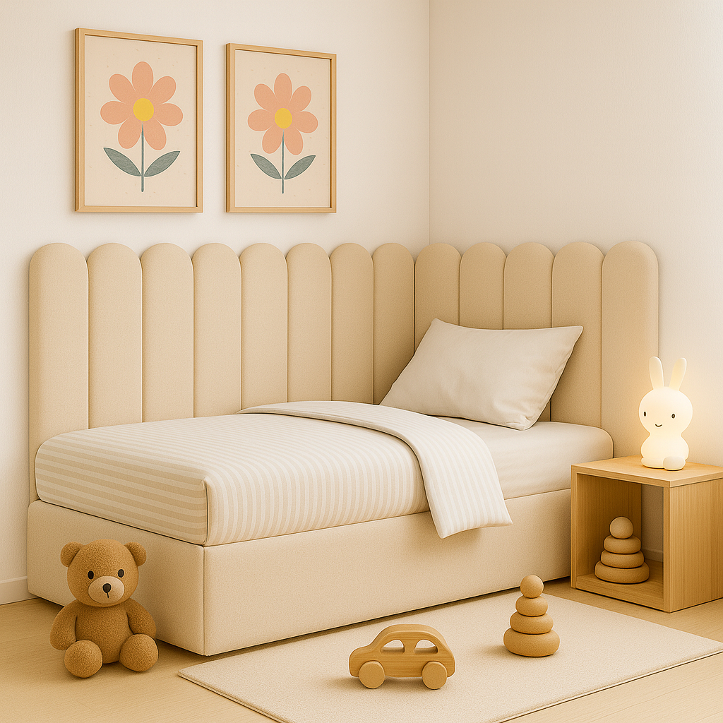 Kit Completo de Cabeceira Nuvem 20x45cm Modular Estofada de cama Solteiro em Oferta na Shopee