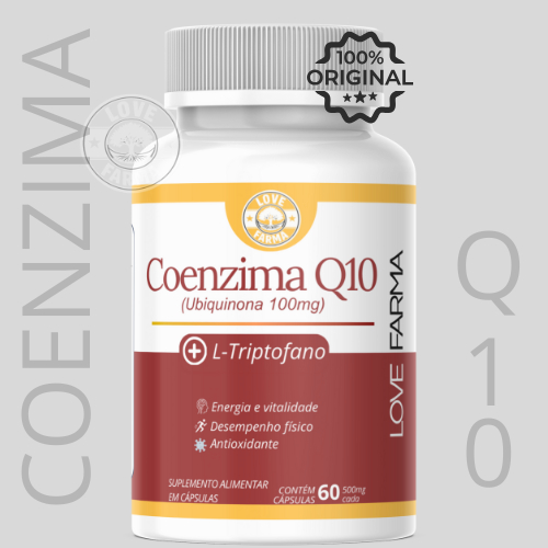 Coenzima Q10 Ubiquinona + L-Triptofano DESEMPENHO - 60 Cáps - Envio Imediato em Oferta na Shopee