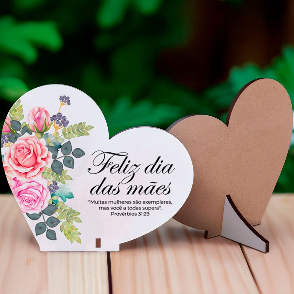 Lembrancinha Delicada Dia Das Mães Provérbios Exemplar Mdf em Oferta na Shopee