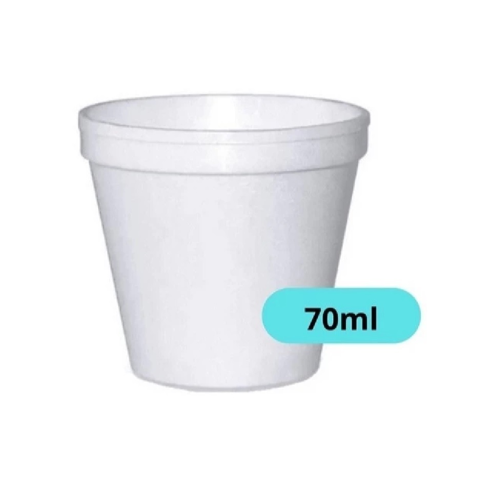 200 Copo de Isopor 70ml Descartável Café Expresso Copo Térmico em Oferta na Shopee