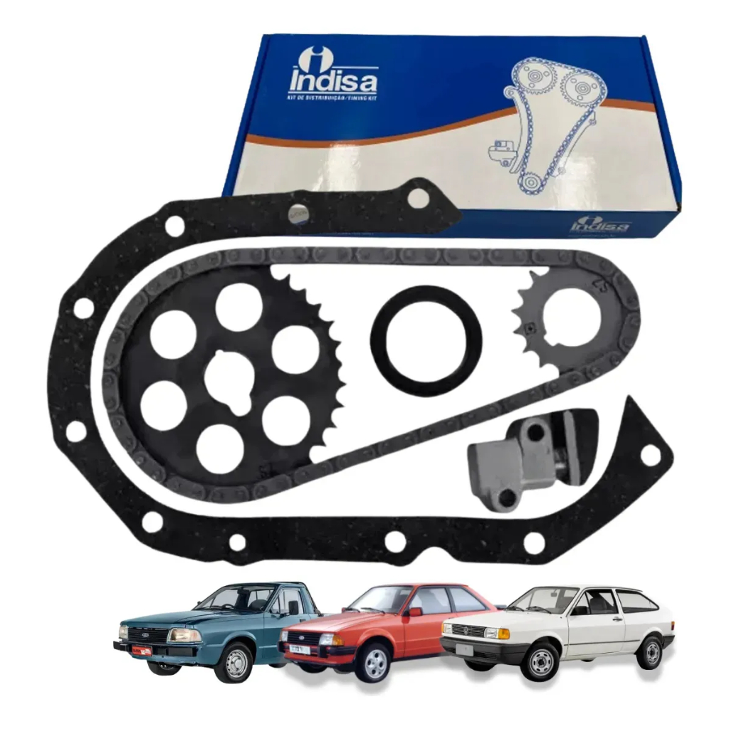 Kit Corrente Comando Gol Voyage Escort Pampa Motor Cht