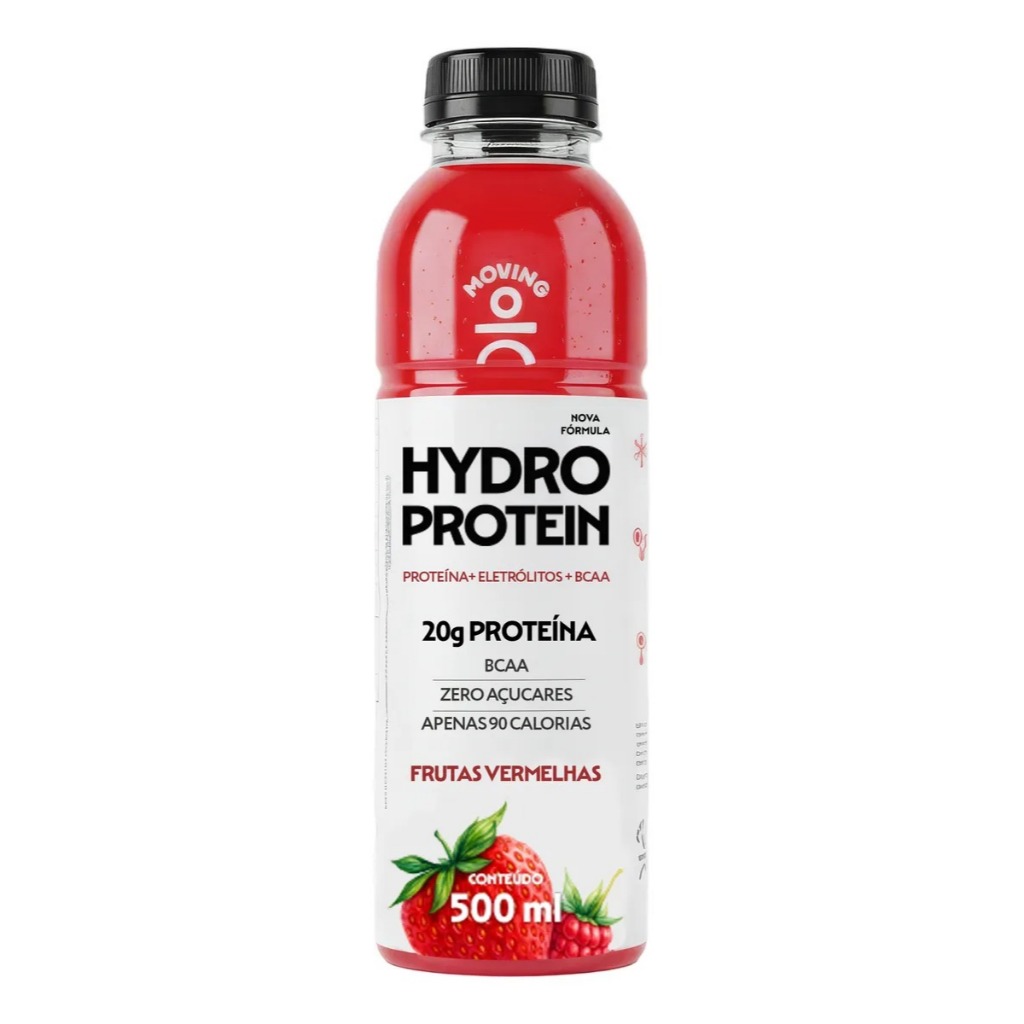 6 Moving Hydro Isotônico 20g Proteína - Frutas Vermelhas em Oferta na Shopee