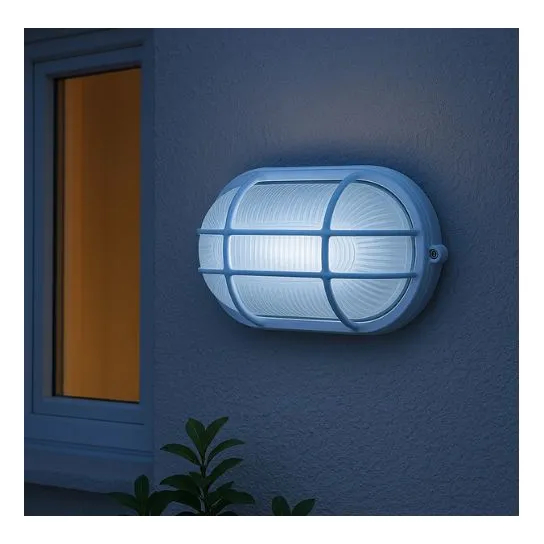 Luminária Arandela Tartaruga Lampada Soquete E27 Bivolt Parede Teto Branco OPL