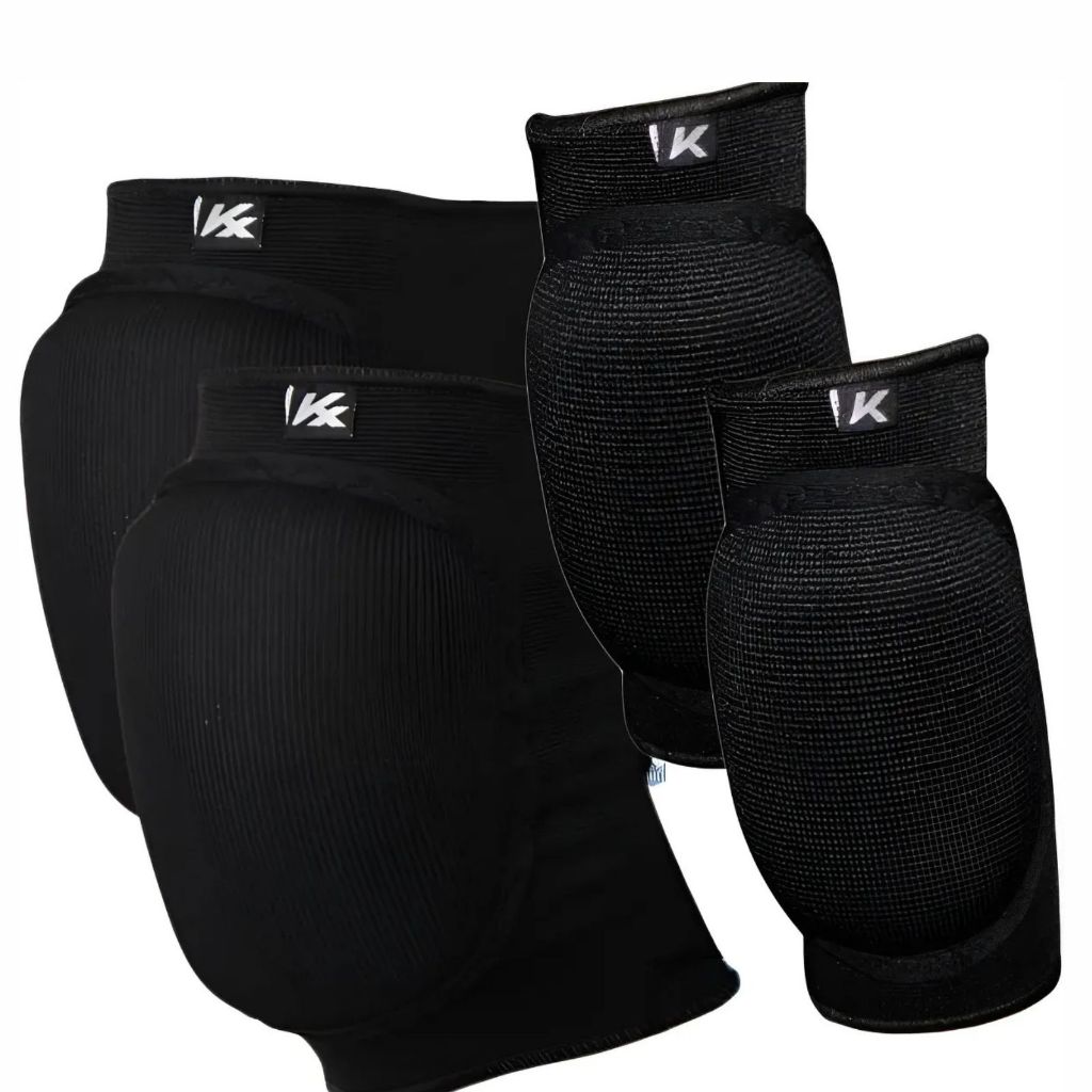 Kit Goleiro Joelheira E Cotoveleira Infantil Reforçado Kanxa