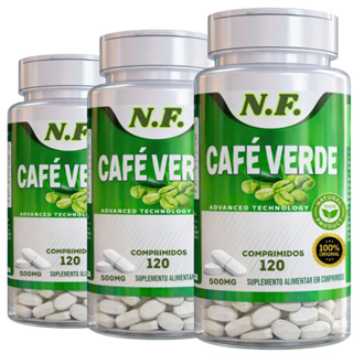 Ácido clorogênico Café Verde Puro 100% Natural  Termogênico 120 Comprimidos vegano - 100% Original em Oferta na Shopee