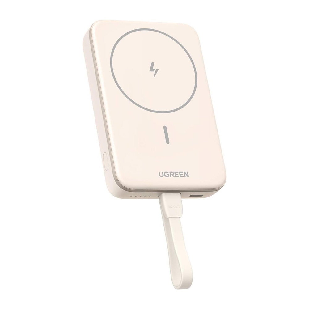 Power Bank Magnética Ugreen 10000mAh Portátil 20W Bege em Oferta na Shopee