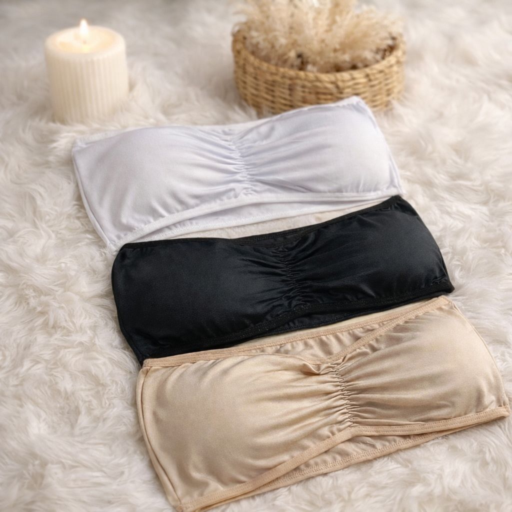 Top Sutiã Tomara Que Caia Sem Alça Com Bojo Bustie Confortável Moda Lingerie Feminina Estilo Casual em Oferta na Shopee