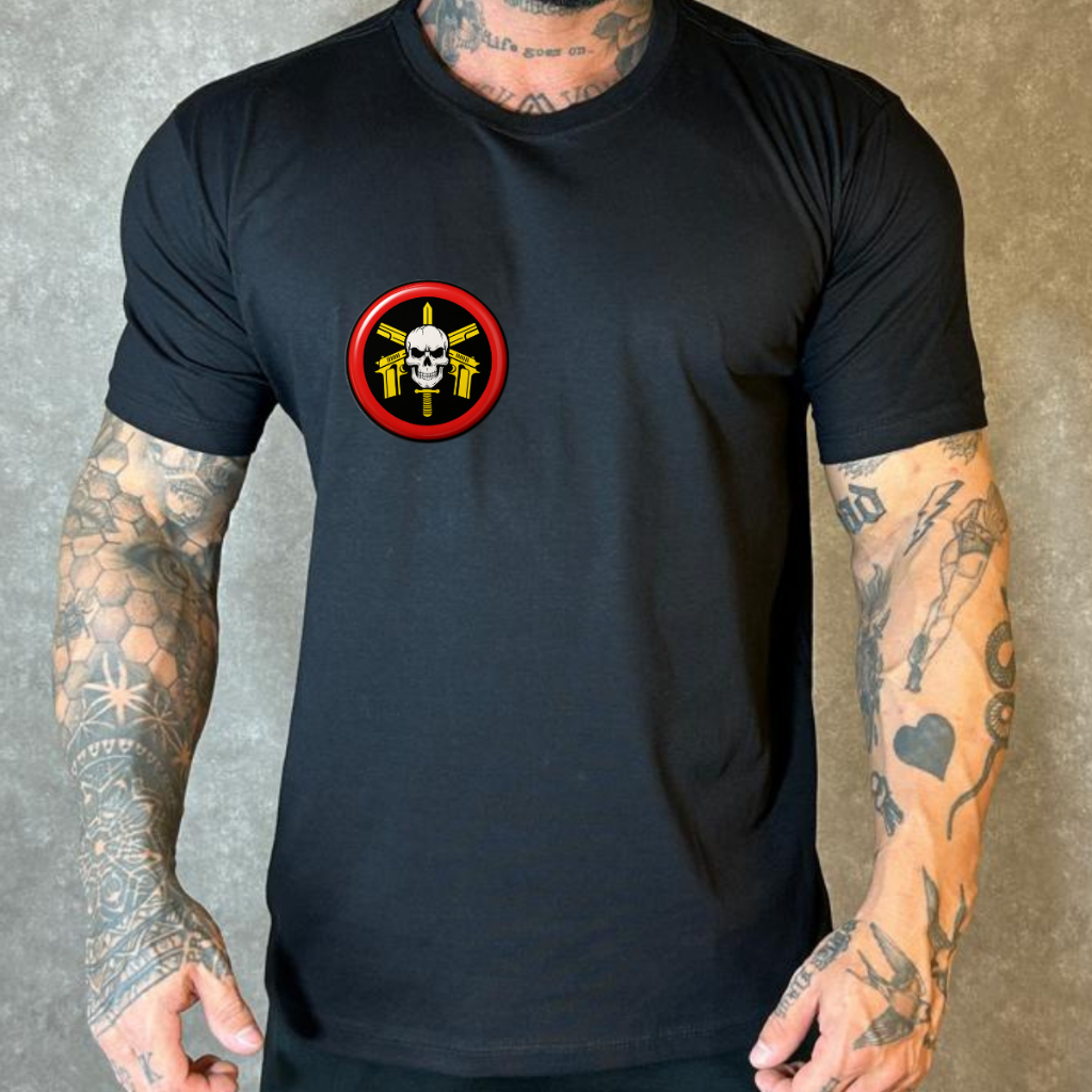 Camiseta Bope Tropa de Elite 100% Algodão Masculina em Oferta na Shopee