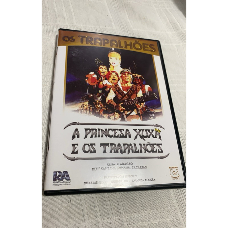 DVD A Princesa Xuxa e Os Trapalhões Europa Filmes Original