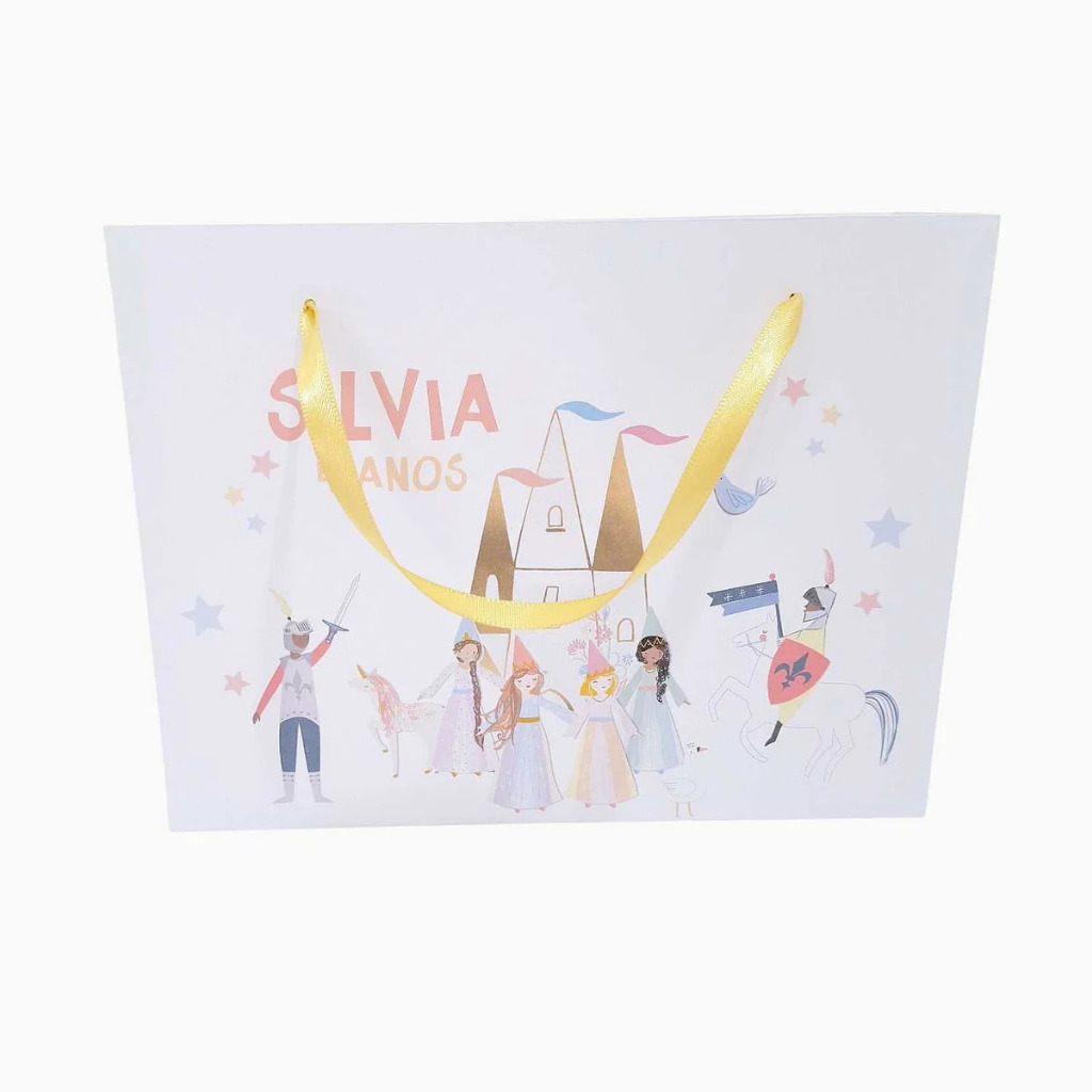 Sacola Personalizada Princesas Meri Meri Reino Encantado Sacola Surpresa Lembrancinhas