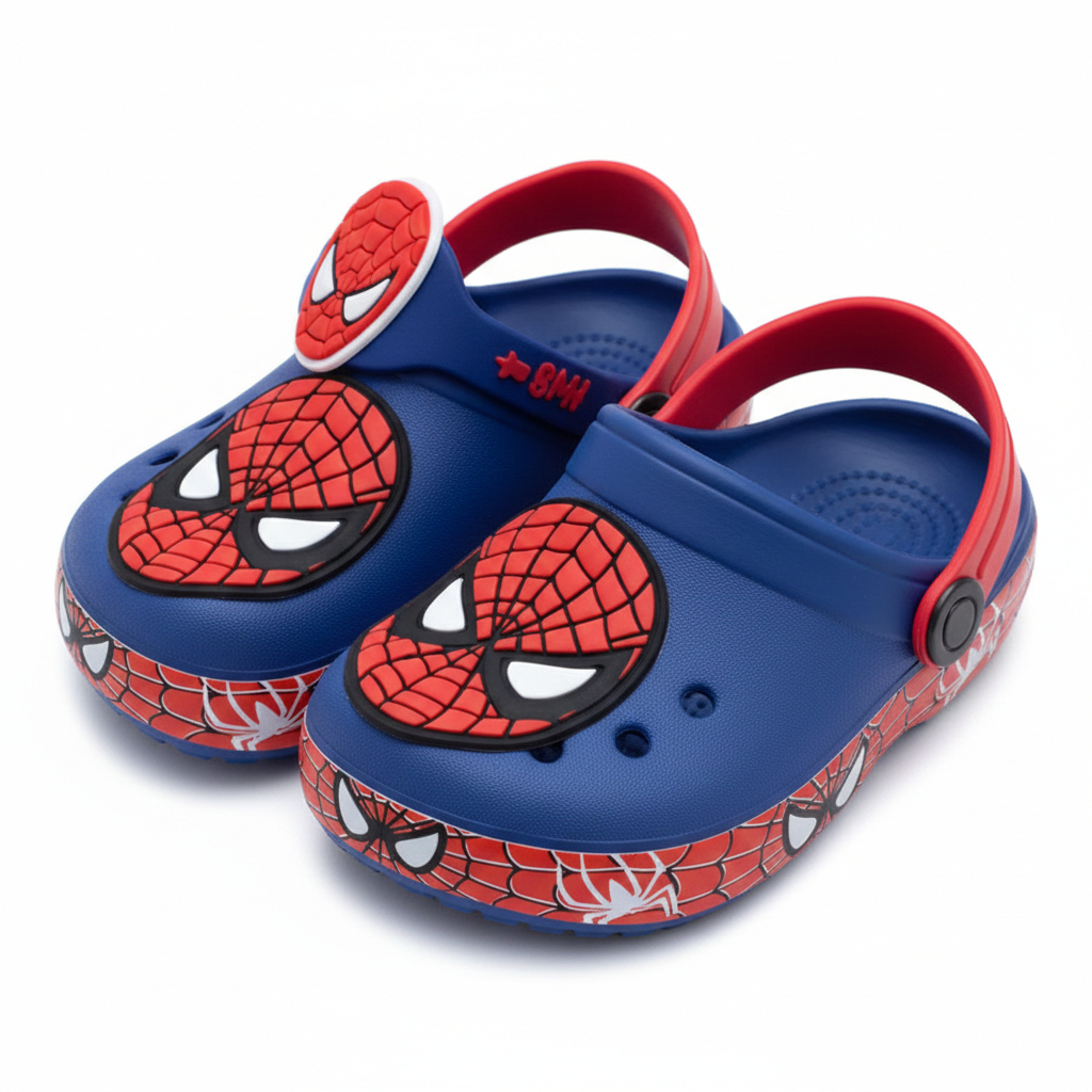 Babuche Infantil Menino Batman Sandália + Pulseira Homem Aranha Mickey chinelo menino infantil