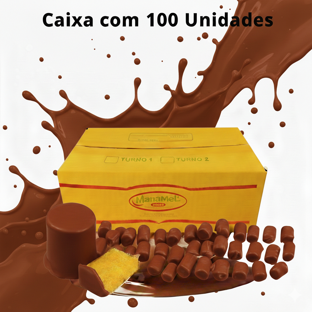 Paçoca Rolha 100 Unidades 2kg Paçoquinha Rolhinha Manamel Doces Cobertura Chocolate e sem em Oferta na Shopee
