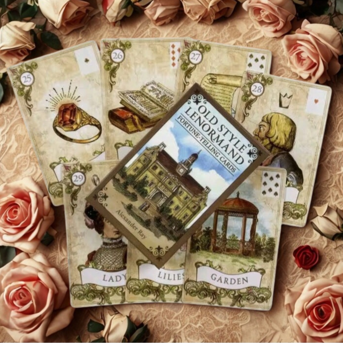Baralho Cigano Old Style Lenormand Oráculo Místico com 38 Cartas - NÃO VEM COM LIVRETO!!!