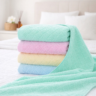 Kit 4pçs Toalhas de Rosto Jacquard Macias Banheiro Lavabo 35x75cm Sortidas Cores Pasteis em Oferta na Shopee