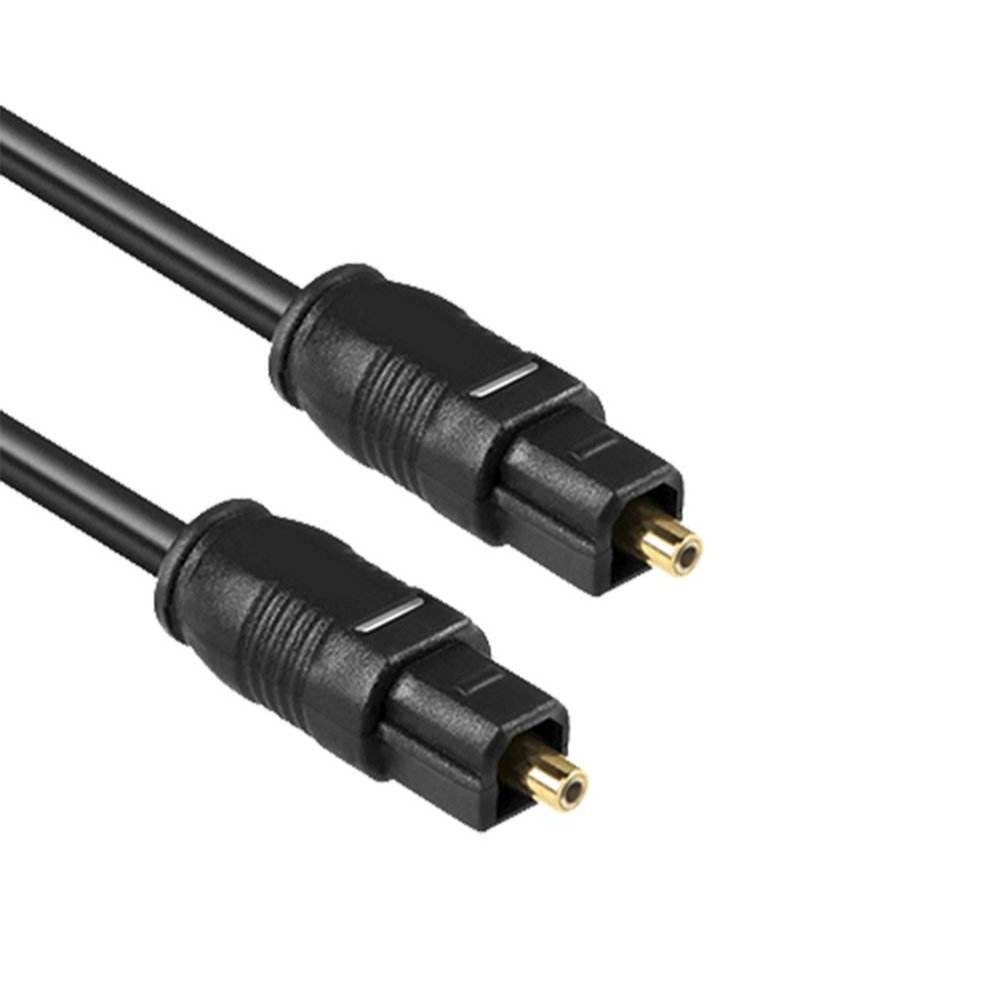 Cabo Óptico Digital para TV, Soundbar, Home Theater,  Áudio Sem Ruído 10M