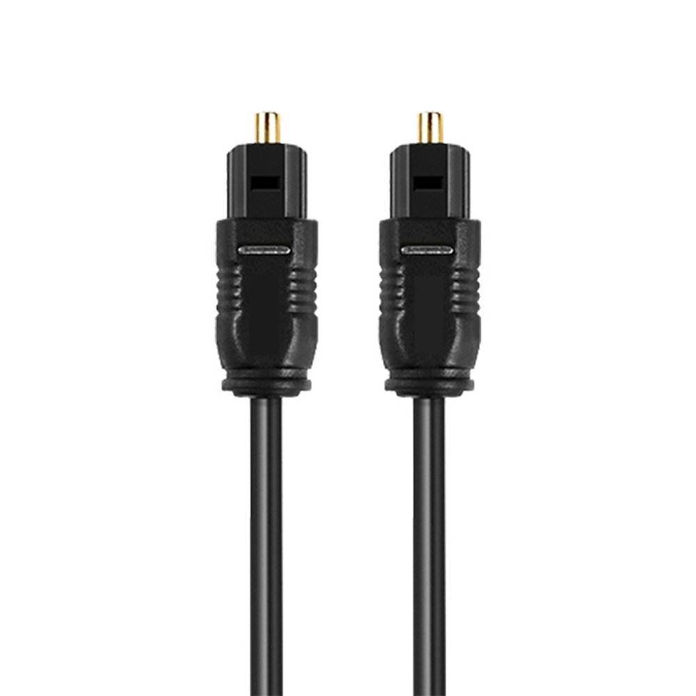 Cabo Óptico Digital - Áudio Som Puro Sem Ruído para TV Soundbar Home Theater  5M
