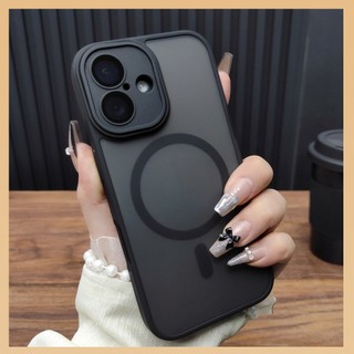 Capa Space Colorido Fosca Anti Choque Magnética com Proteção Total da Câmera para iPhone 11 12 13 14 15 16 17