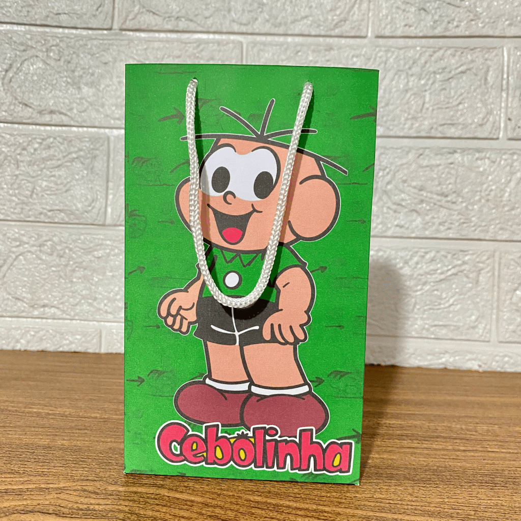 KIT PEGUE E MONTE SACOLINHAS para Festas Mimos Aniversários Lembrancinhas CEBOLINHA em Oferta na Shopee