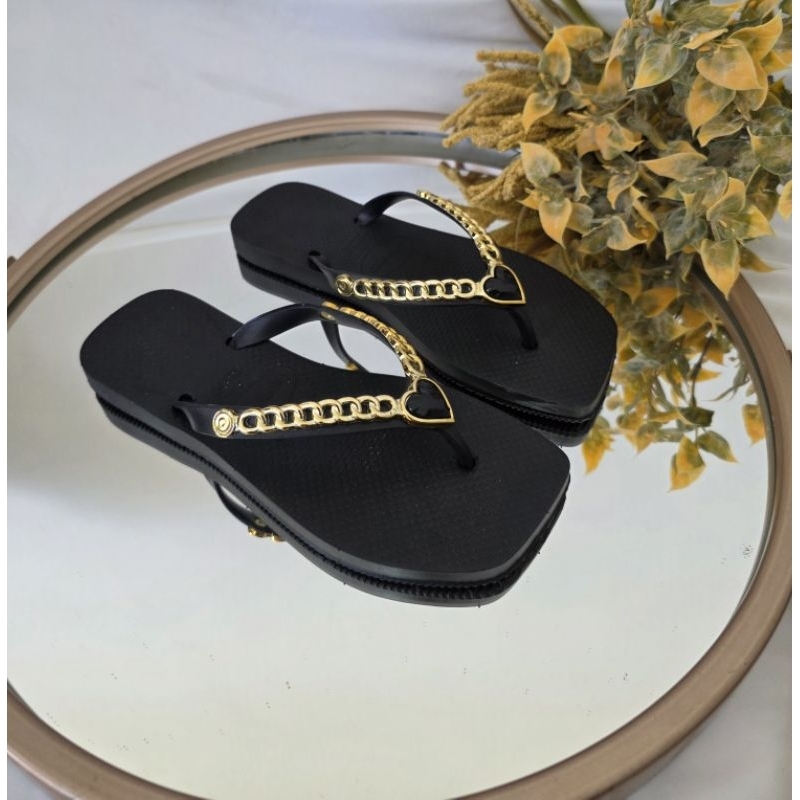 CHINELO FEMININO ADULTO COM ENFEITE DETALHADO em Oferta na Shopee